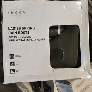 Serra Women's Rain Boots - Olive